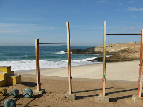 Arpoador open air gym.