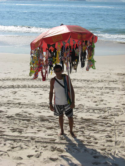 Copacabana beach photos - vendor