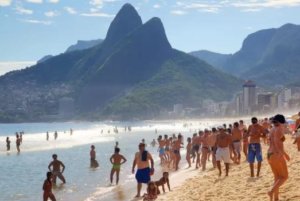 like a local in Rio on the beach