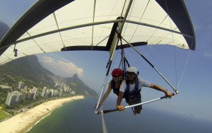 hang gliding is one of the favorite things in Rio