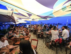 beach bar in rio de janeiro brazil